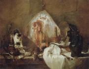 Jean Baptiste Simeon Chardin That raked oil painting on canvas